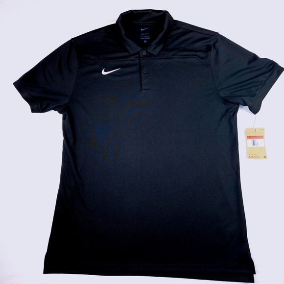Nike Other - Nike Mens Dri-FIT Performance Polo Shirt Black HF7129-010 Size Large NWT
